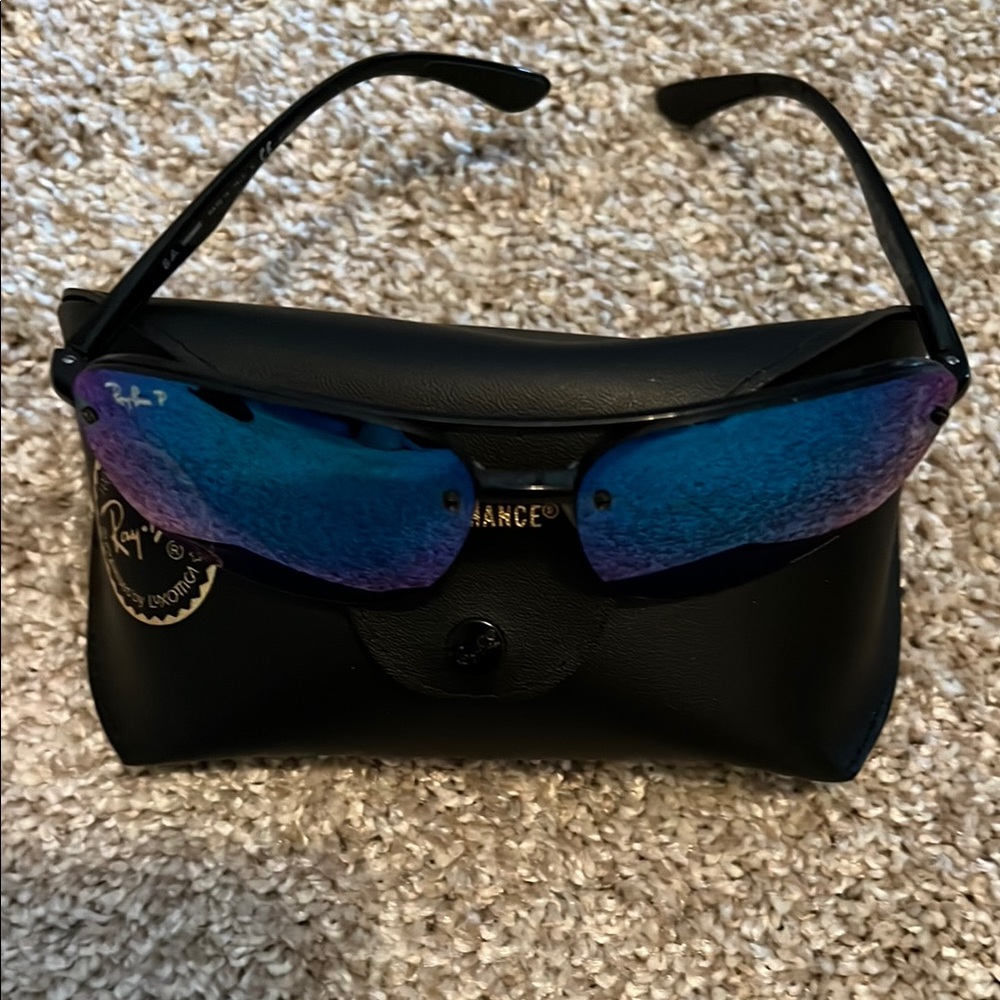 Ray-Ban Chromance Blue Lens Sunglasses
